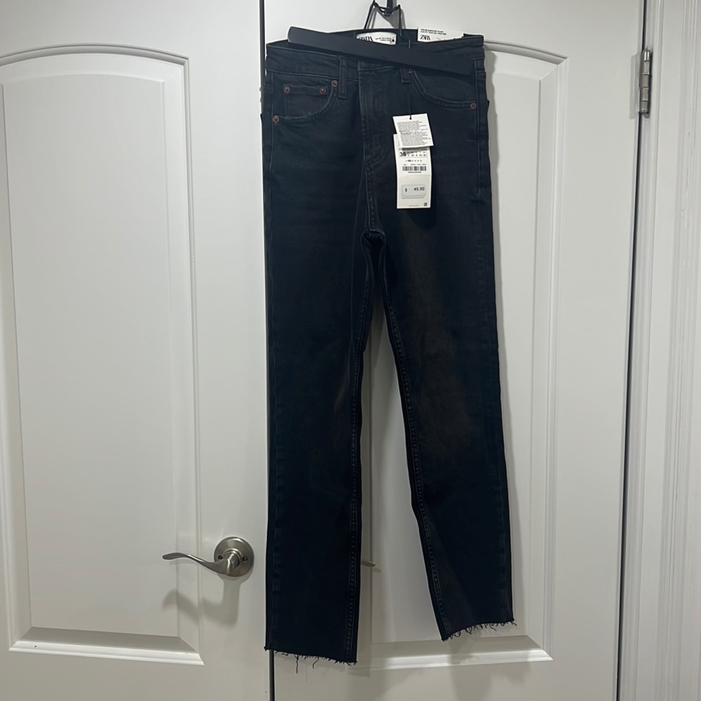 Zara slim black jeans